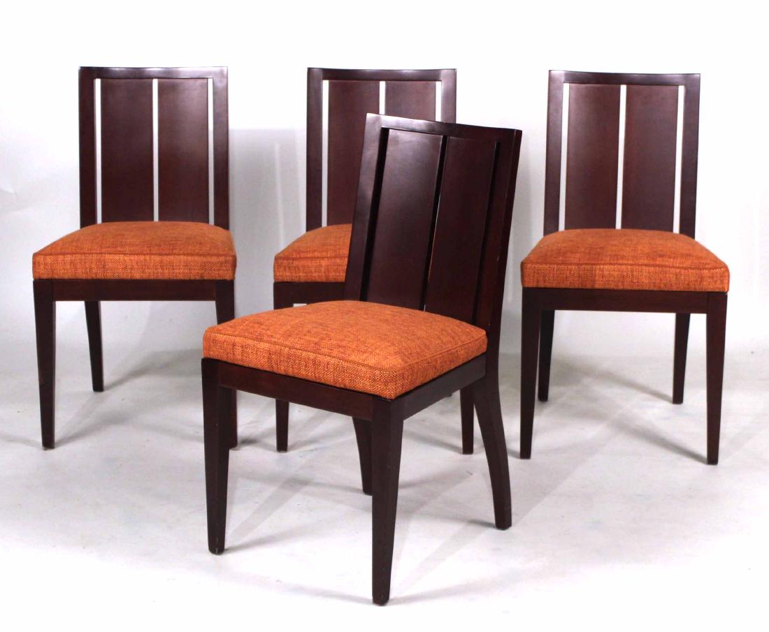 Four Philippe Hurel "Wallis" Side Chairs: 20th C., Labeled underside. 34"h