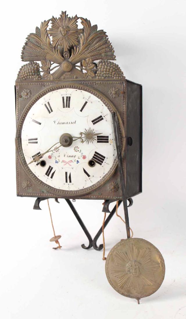 Comptoise Patinated Metal Wall Clock (1 of 10)