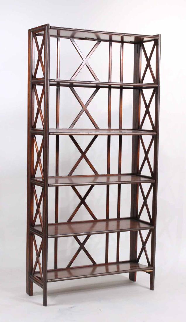 Contemporary Hardwood Folding Bookshelf (1 of 8)