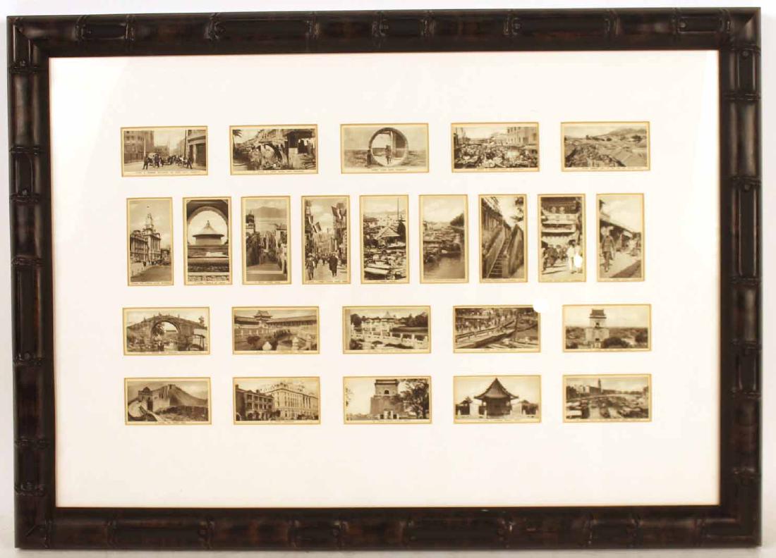Framed Set of 24 Cigarette Cards (1 of 5)