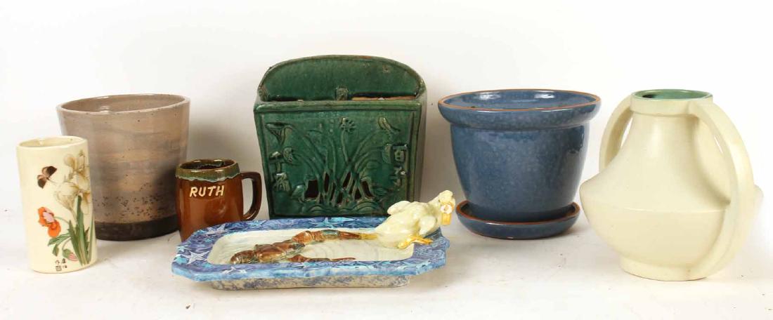 Seven Porcelain and Ceramic Table Articles (1 of 10)