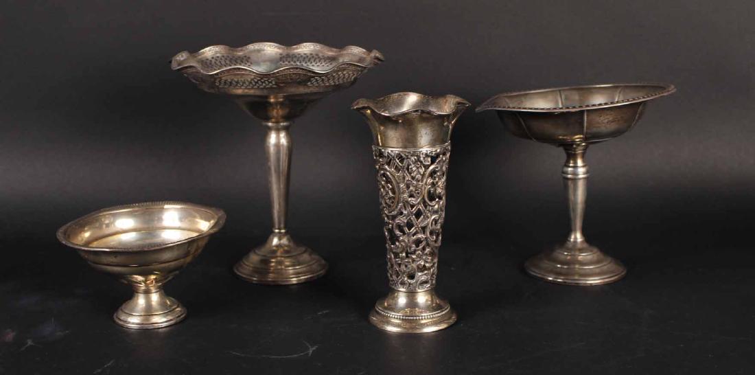 Sterling Silver Reticulated Vase (1 of 9)