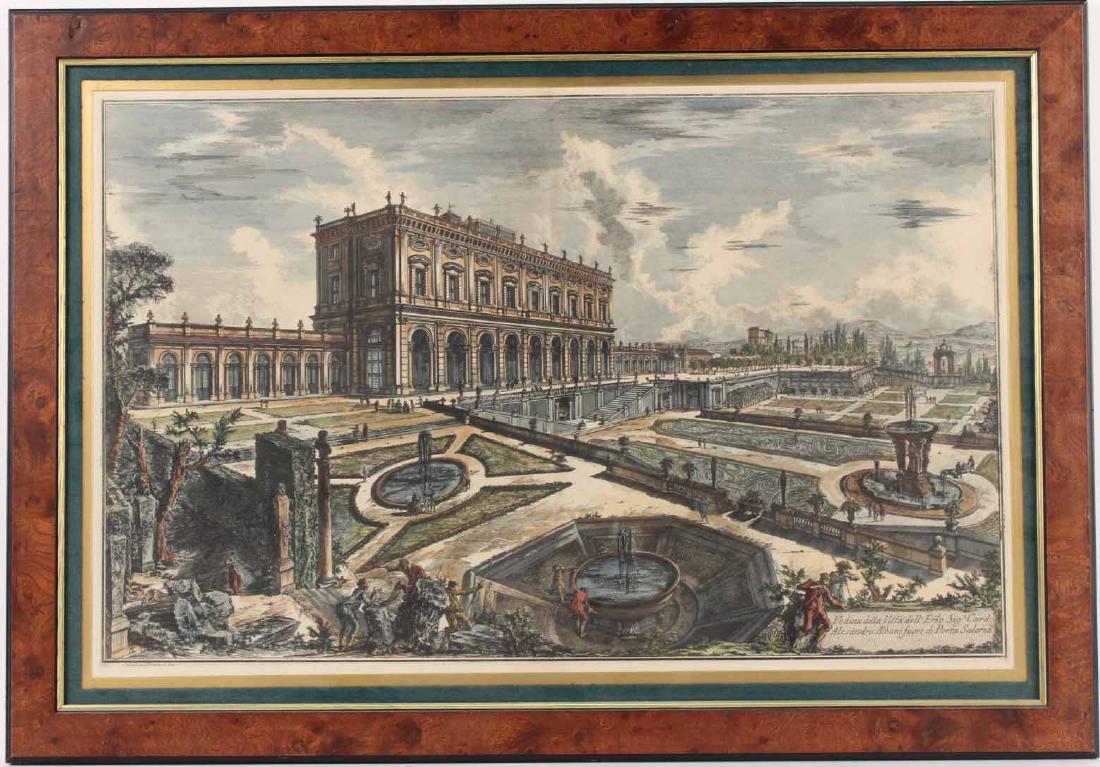 Architectural Color Etching, Giovanni Piranesi (1 of 6)