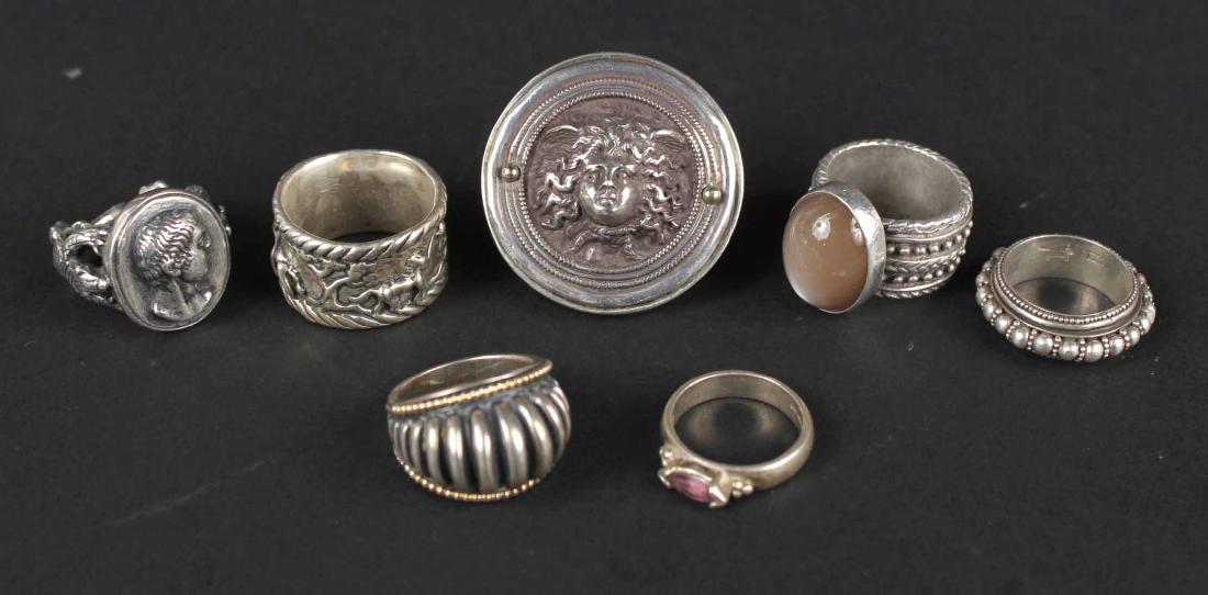 Laurence DeVries Sterling Silver & Gold Ring (1 of 10)