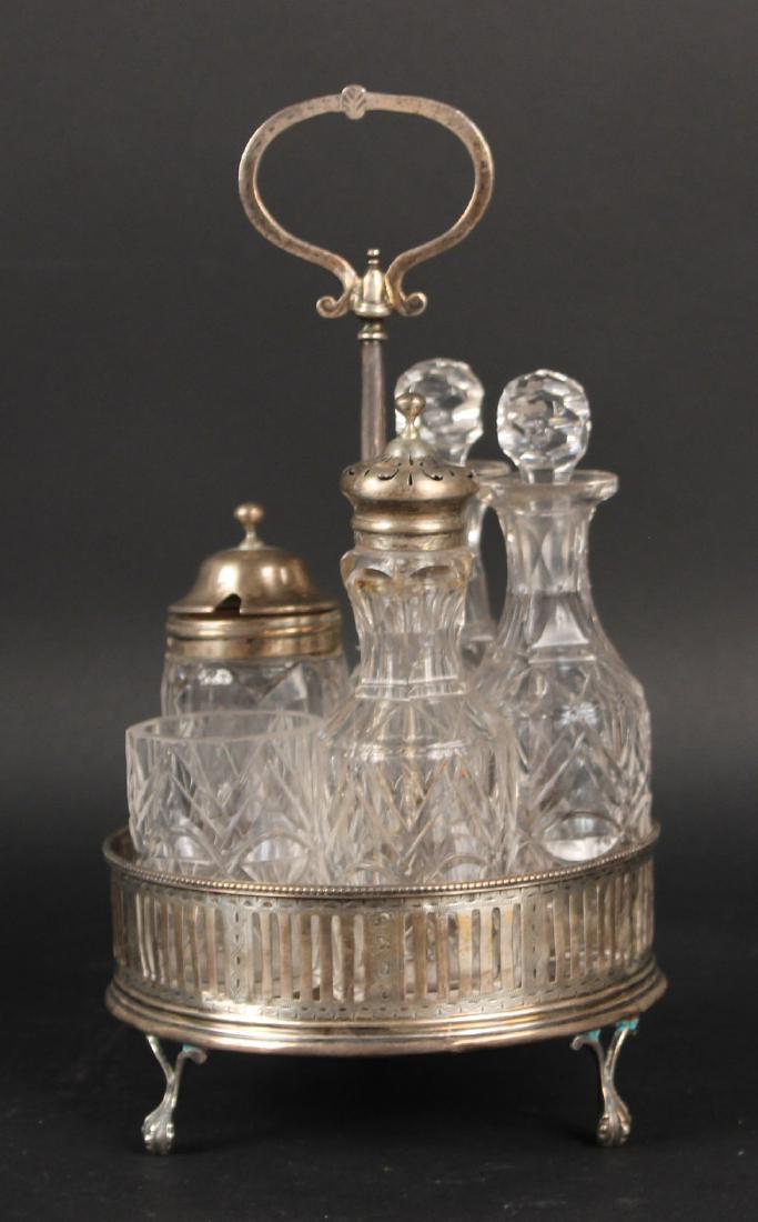 English Silver Cruet Stand (1 of 6)