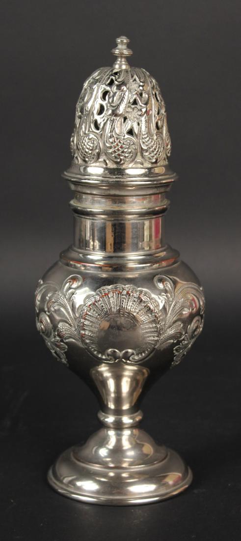 CONTINENTAL SILVER PLATED MUFFINEER (1 of 4)