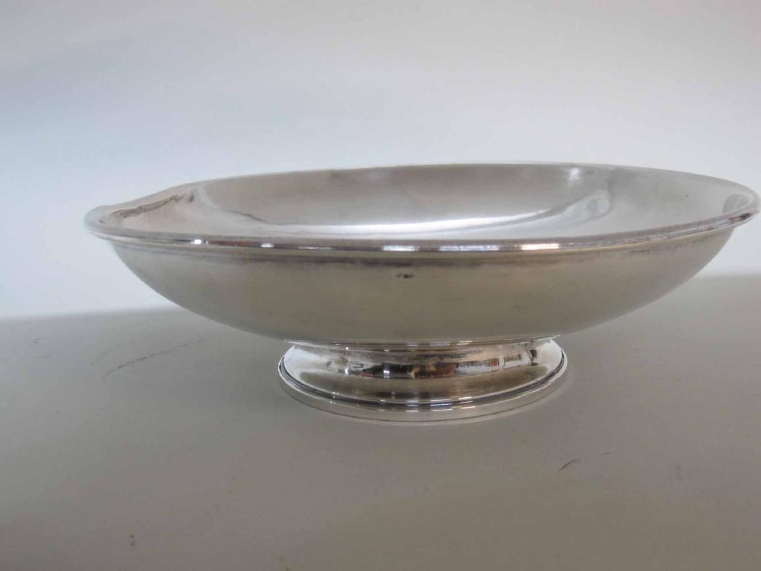 STERLING SILVER WEIGHTED DOG TROPHY BOWL (1 of 3)