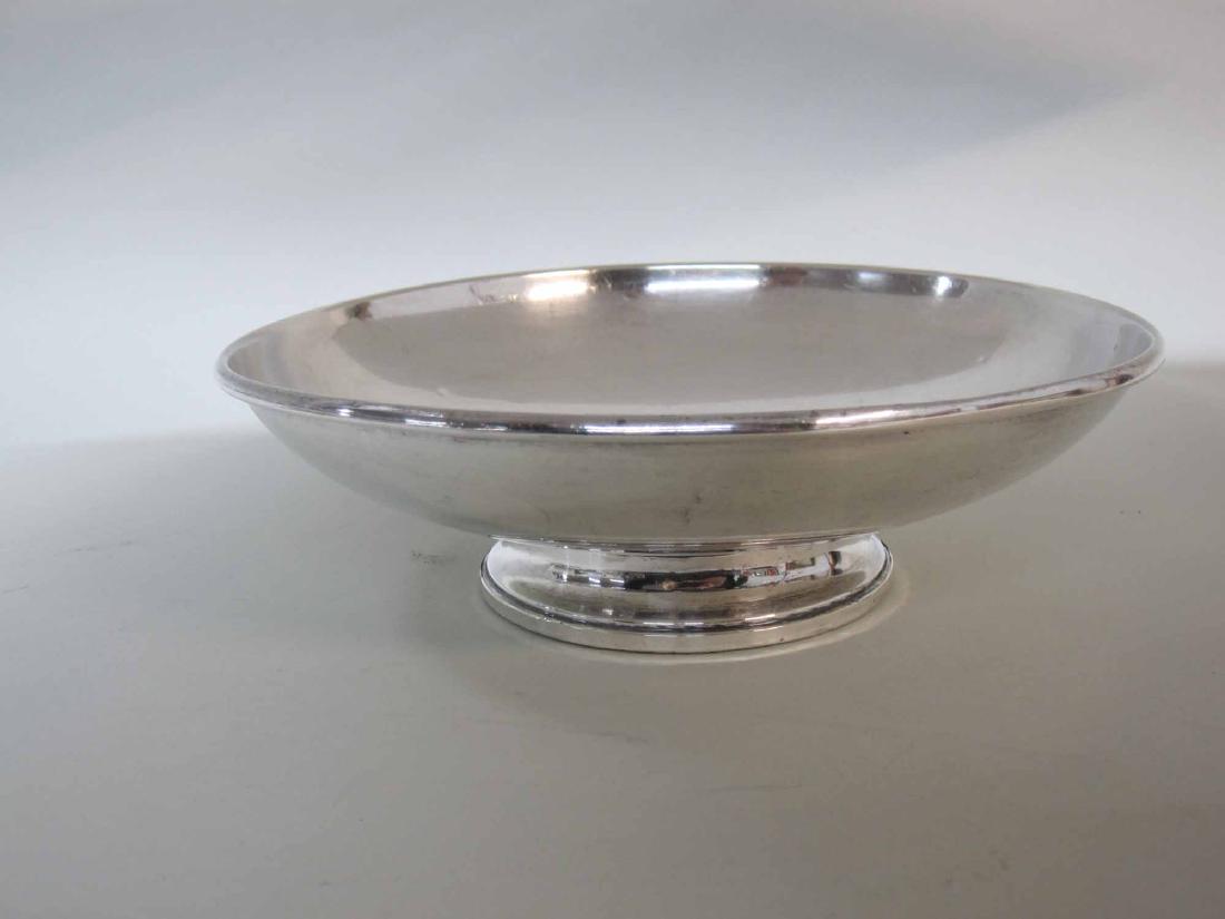 STERLING SILVER WEIGHTED DOG TROPHY BOWL (1 of 3)