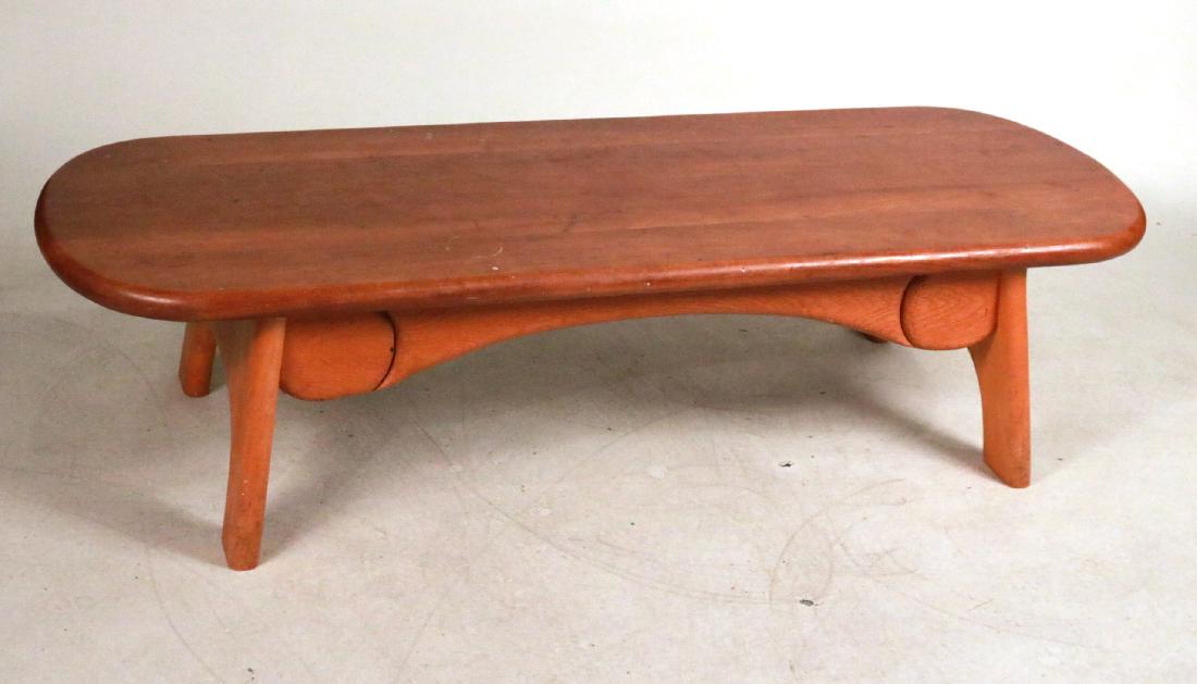 MODERN WALNUT LOW TABLE (1 of 4)