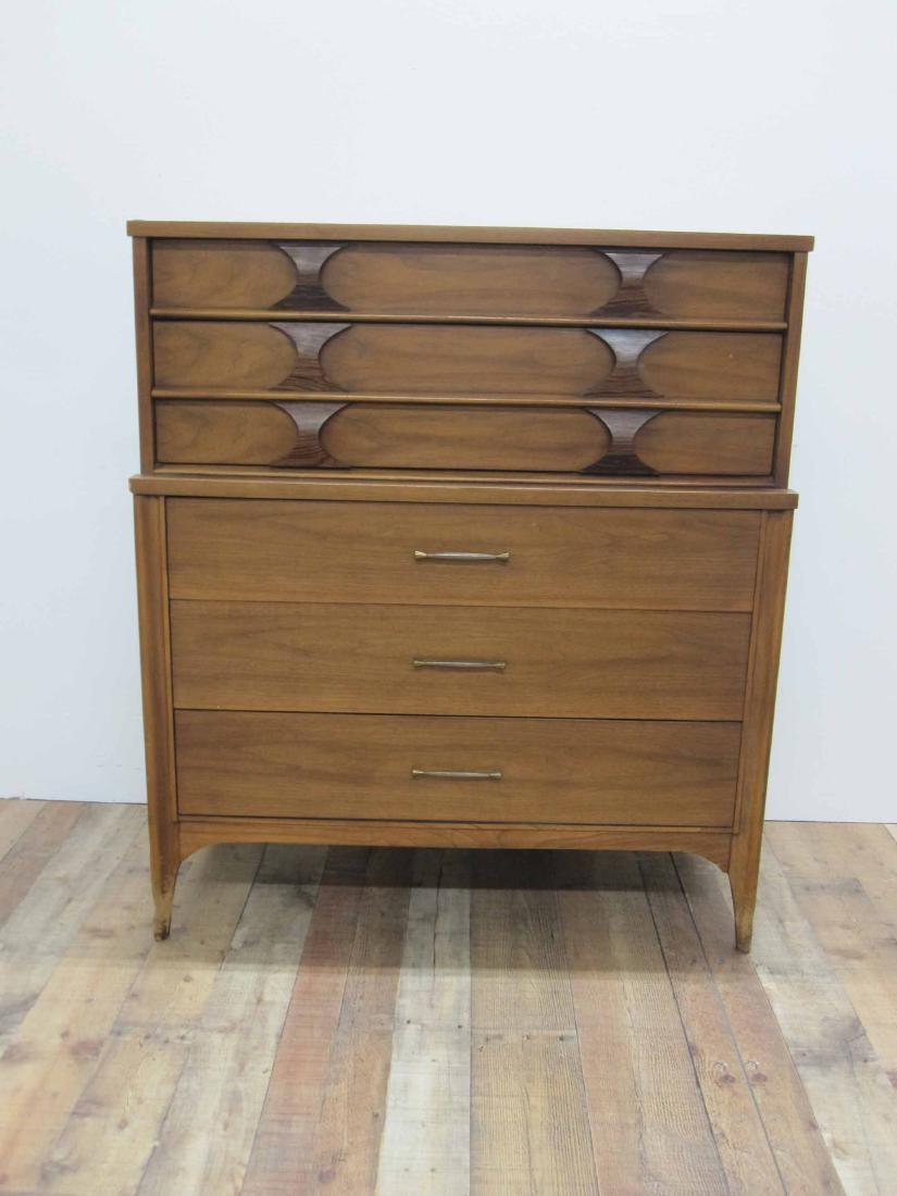 DANISH MODERN TALL CHEST OF DRAWERS (1 of 9)