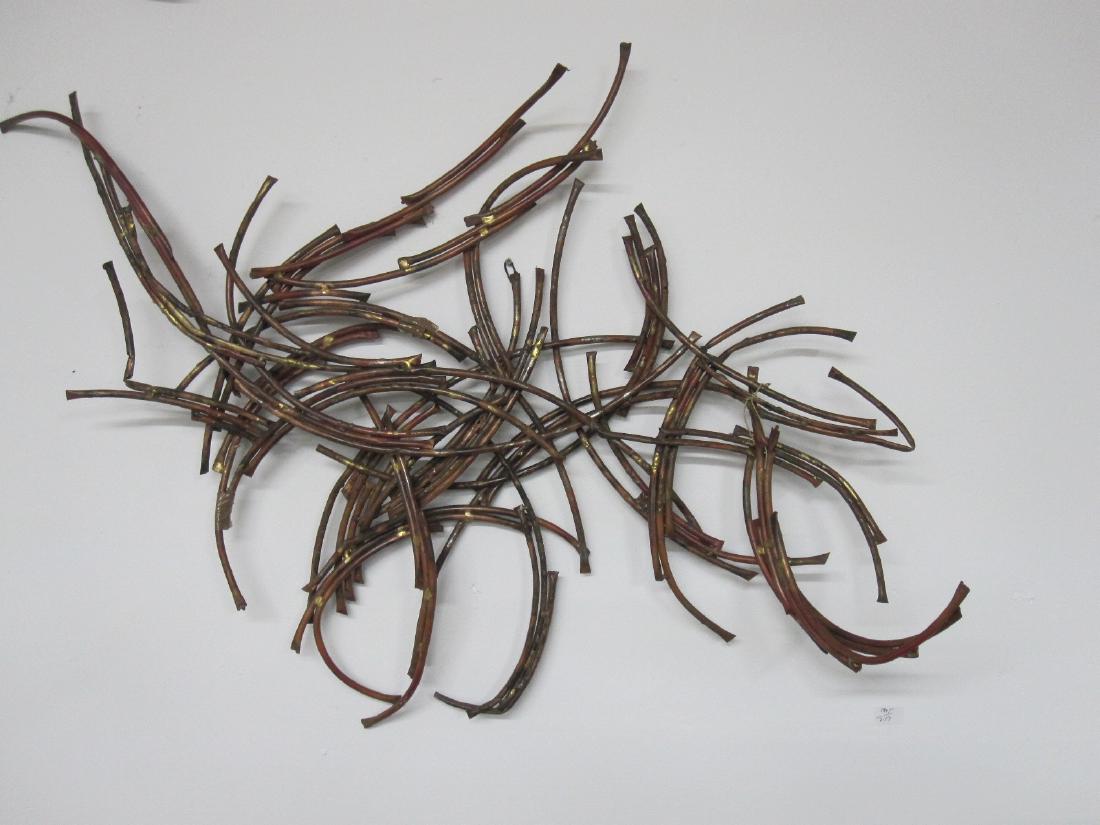 MODERN COPPER METAL WORK WALL HANGING (1 of 3)