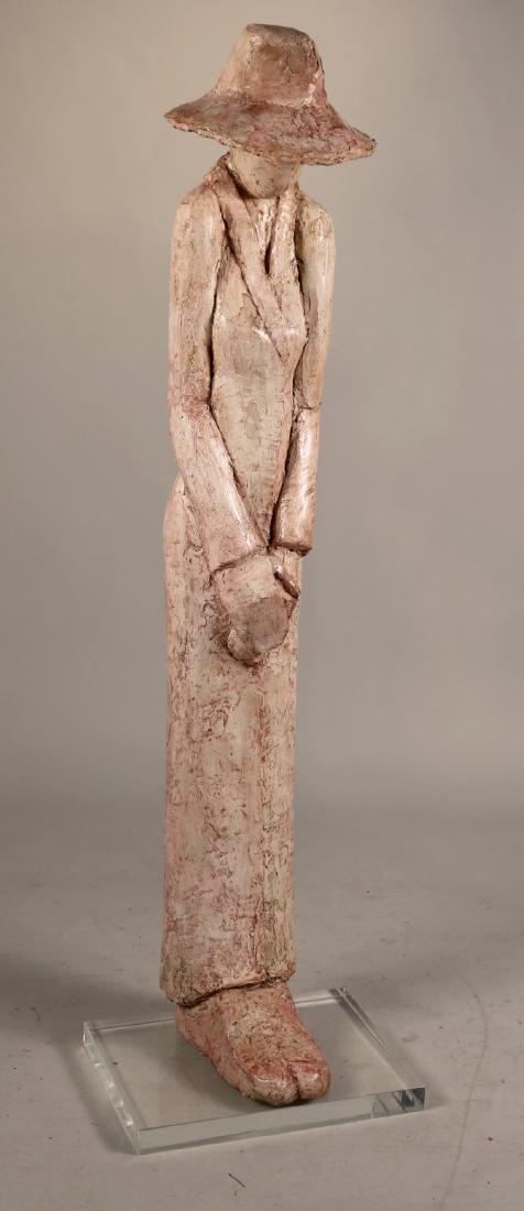 LARGE COMPOSITION SCULPTURE OF WOMAN (1 of 9)