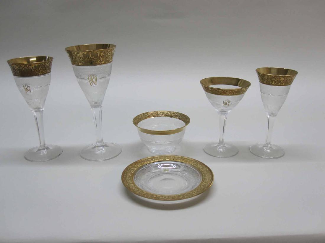 103 PIECES OF GILT DECORATED STEMWARE (1 of 3)