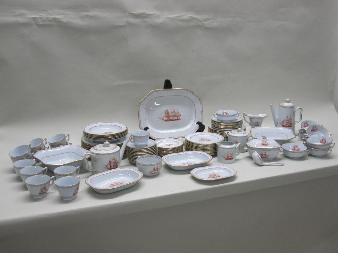 COPELAND SPODE TRADE WINDS DINNERWARE SERVICE (1 of 10)