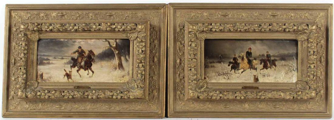 Two Oil on Board Landscapes, J. OrLoff (1 of 12)