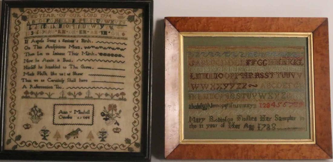 Two Framed Samplers (1 of 10)
