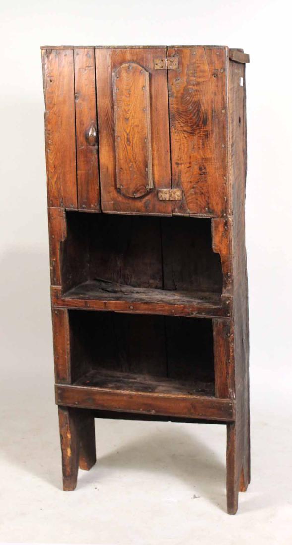 Baroque Chestnut Wall Cupboard (1 of 6)