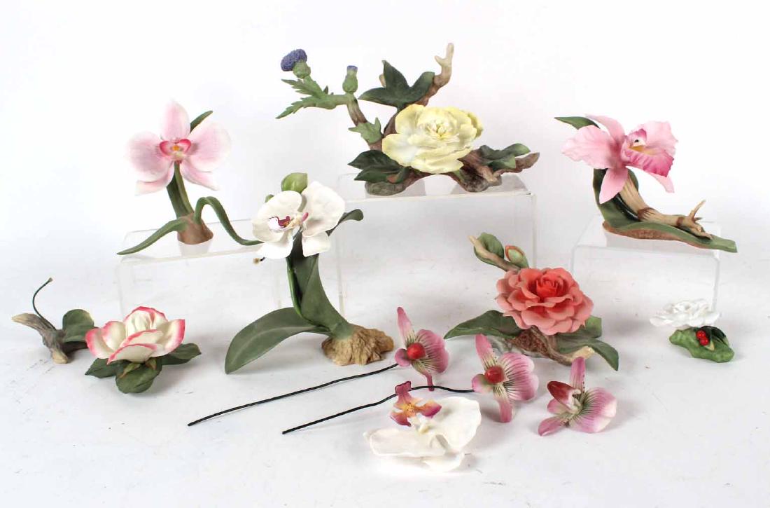 Group of Boehm Porcelain Flowers (1 of 9)