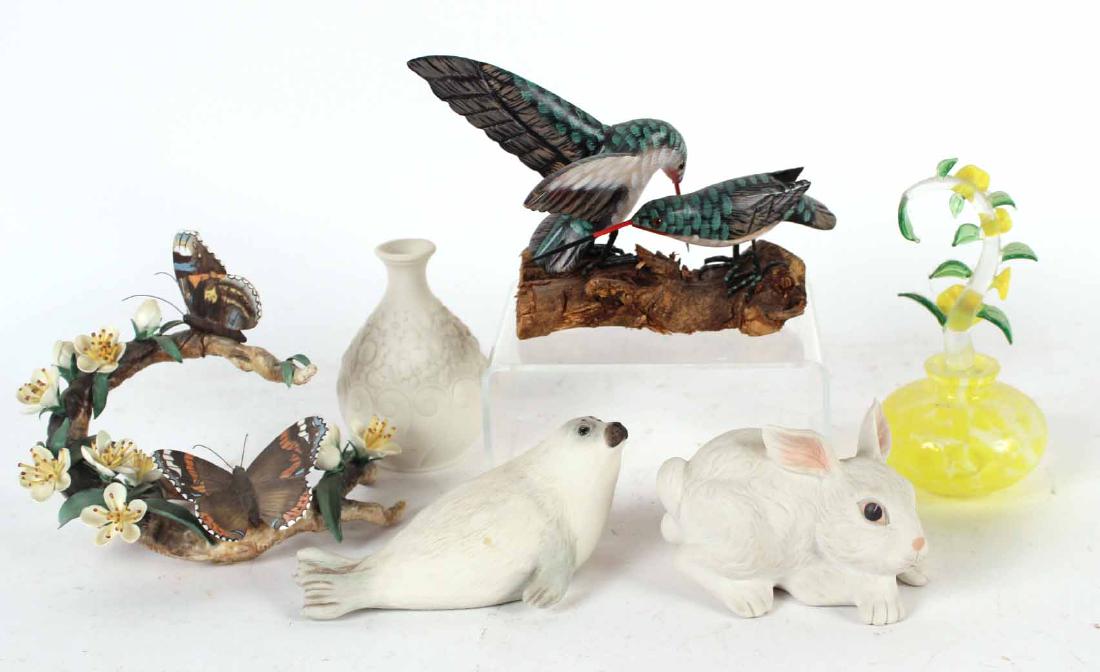Boehm Porcelain Seal Pup and Rabbit (1 of 7)