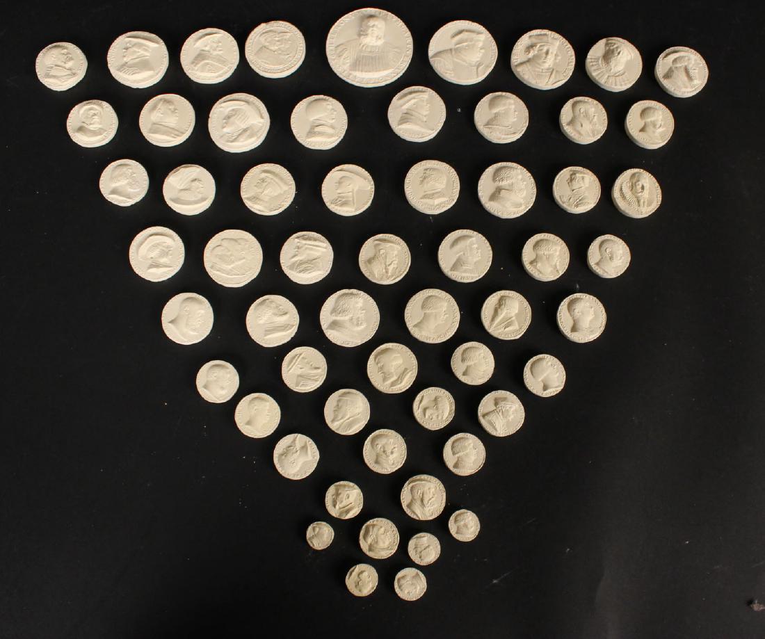 Fifty-eight Continental Plaster Medallions (1 of 6)