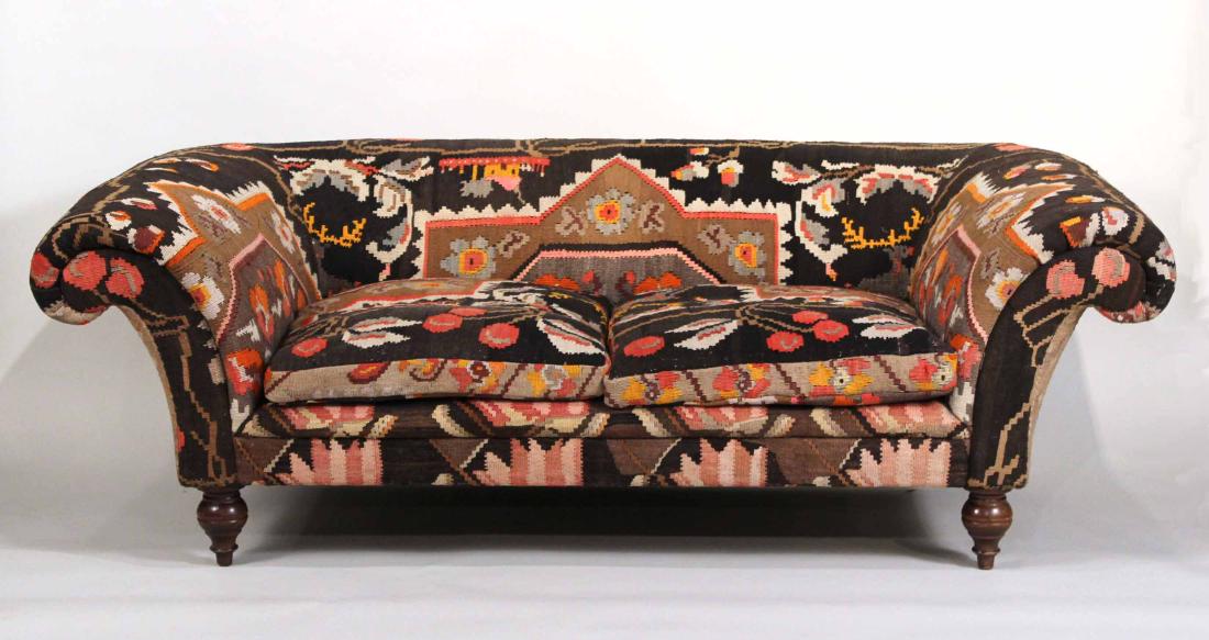 George Smith Kilim Upholstered Sofa (1 of 10)