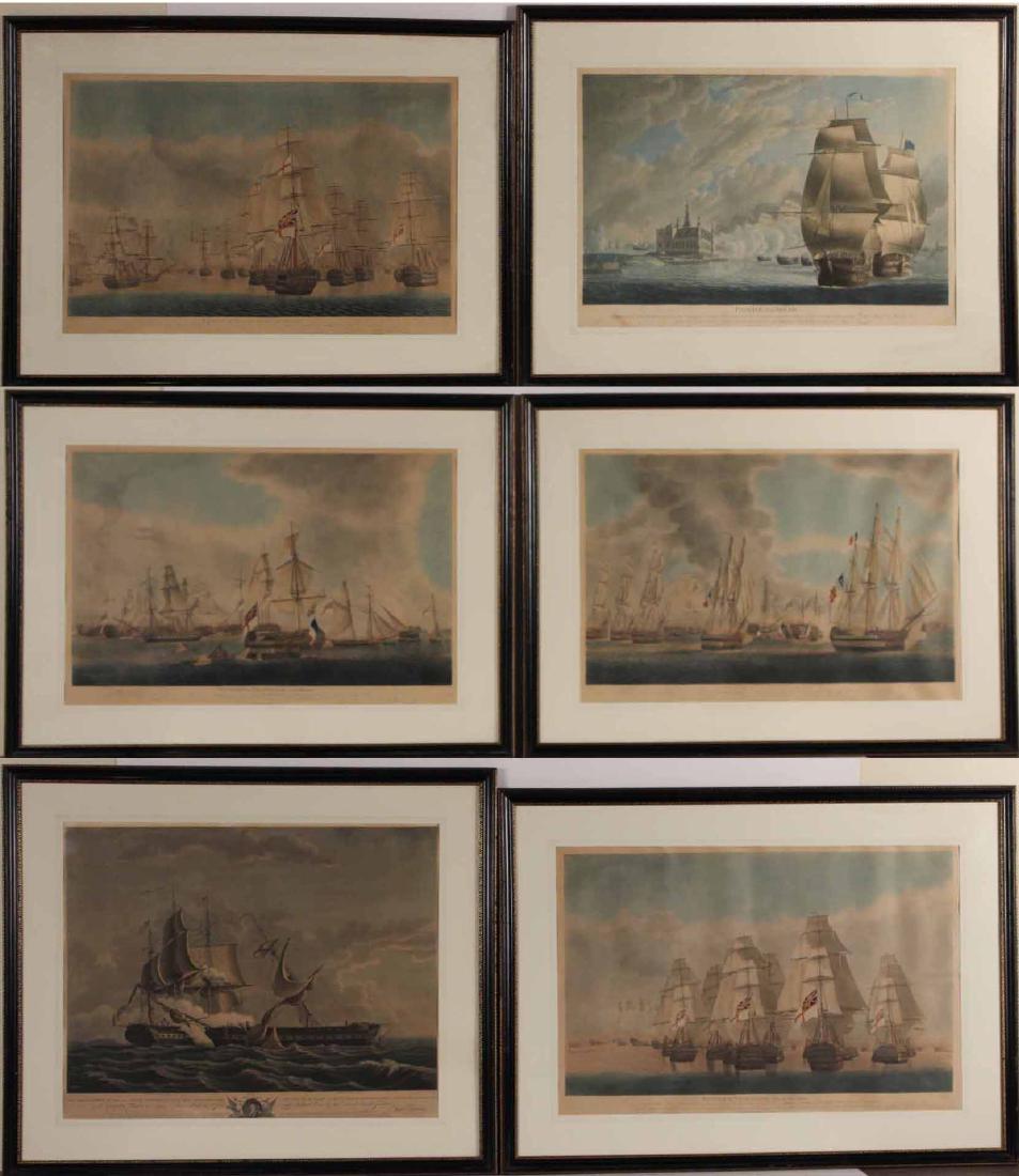 Five Robert Dodd Nautical Engravings (1 of 11)