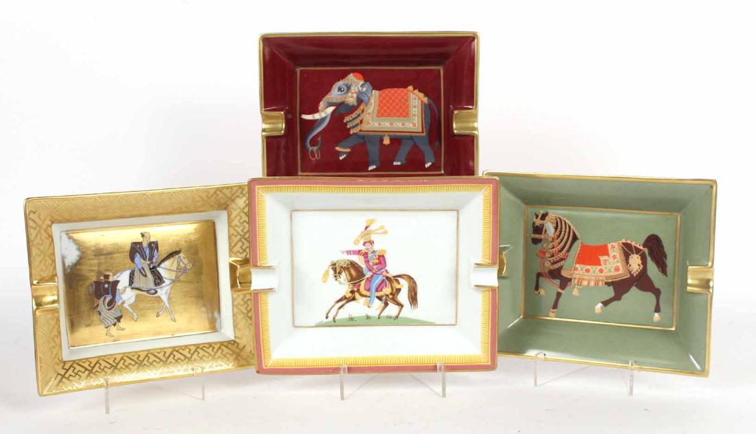Four Hermes Porcelain Ash Trays (1 of 8)