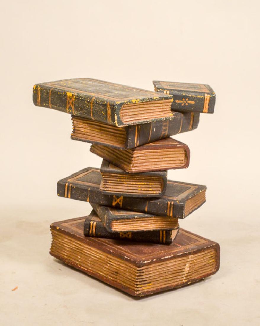 Painted Composition Book-Form Stand (1 of 2)