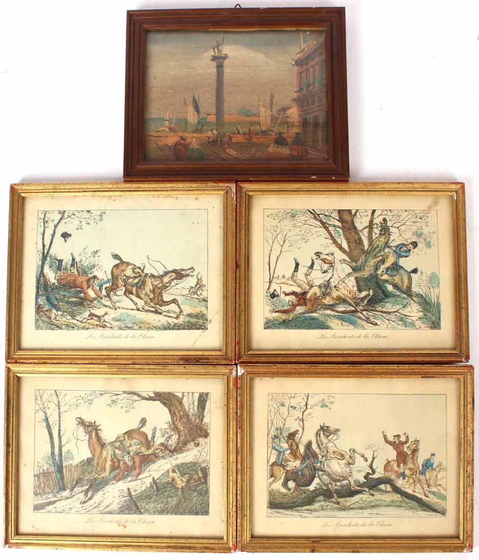 Four Hand-Colored Prints, G. Carle Vernet (1 of 6)