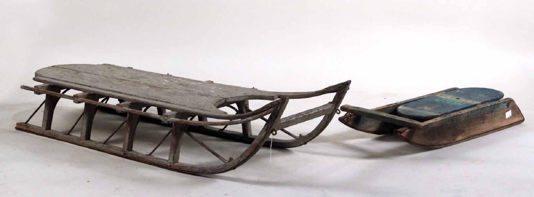 Two Paint-Decorated Sleds (1 of 14)