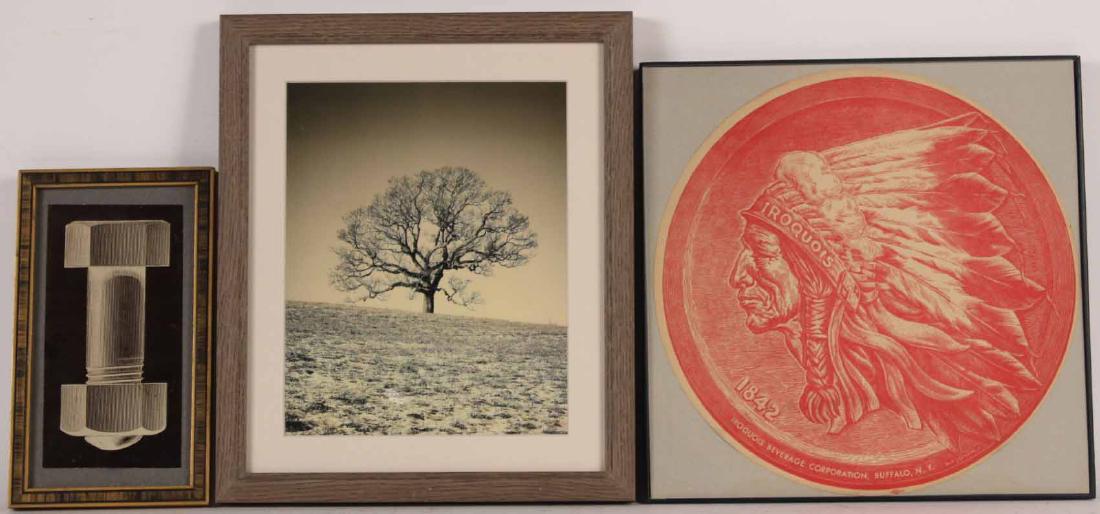 Black and White Photograph of a Lone Tree (1 of 6)