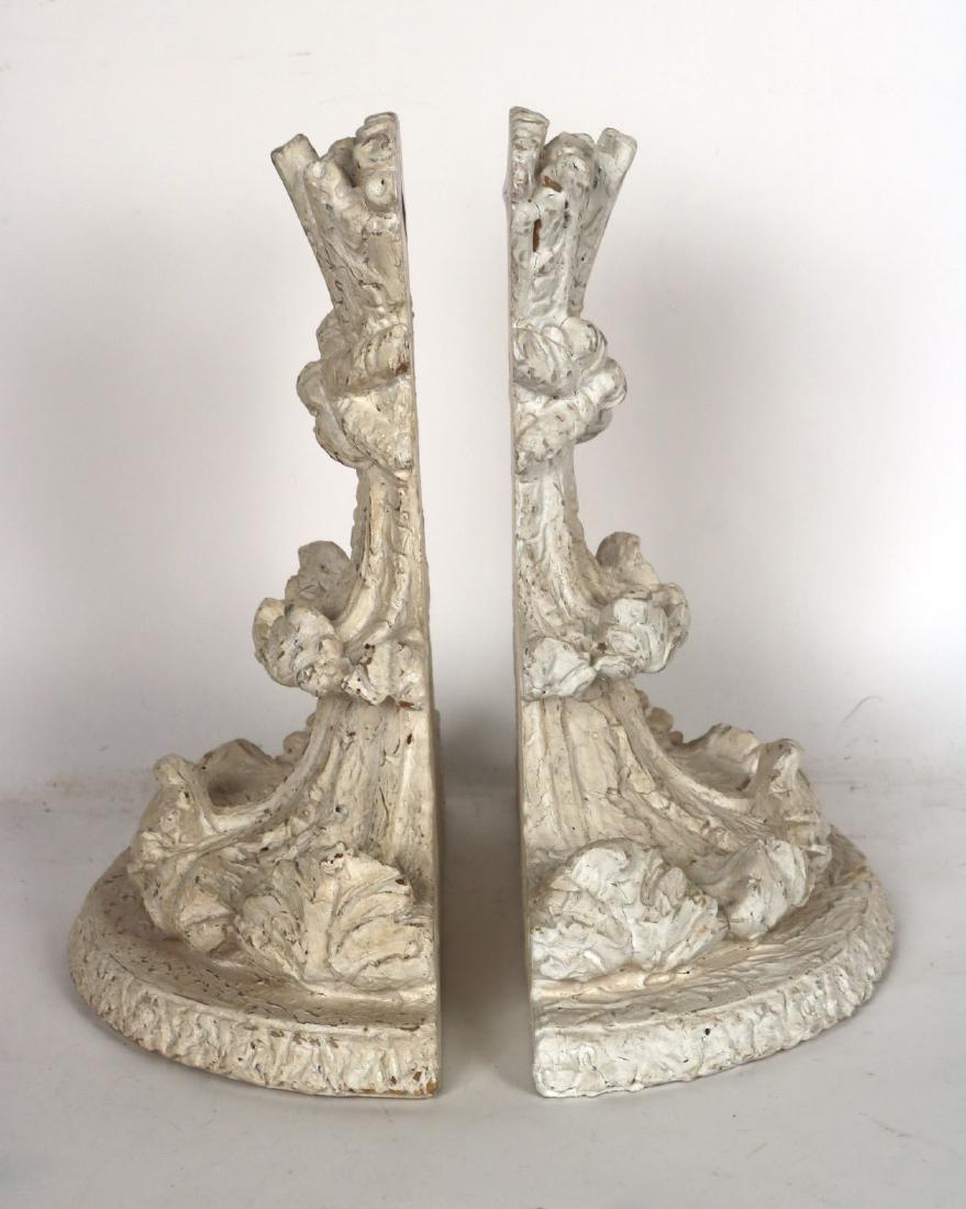 Pair of Resin Fleur de Lis Wall Shelves (1 of 9)