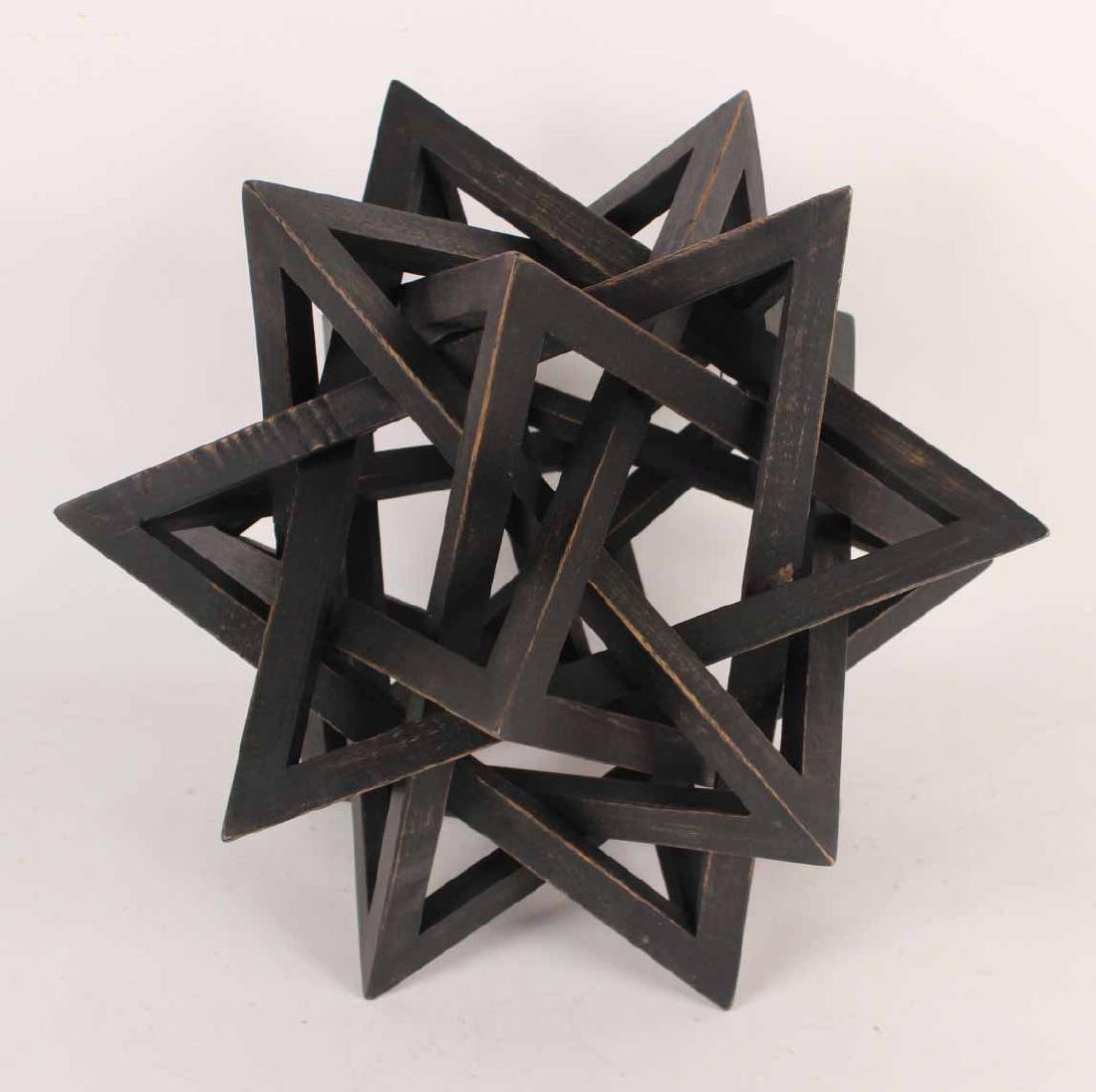 Painted Wood Star (1 of 3)