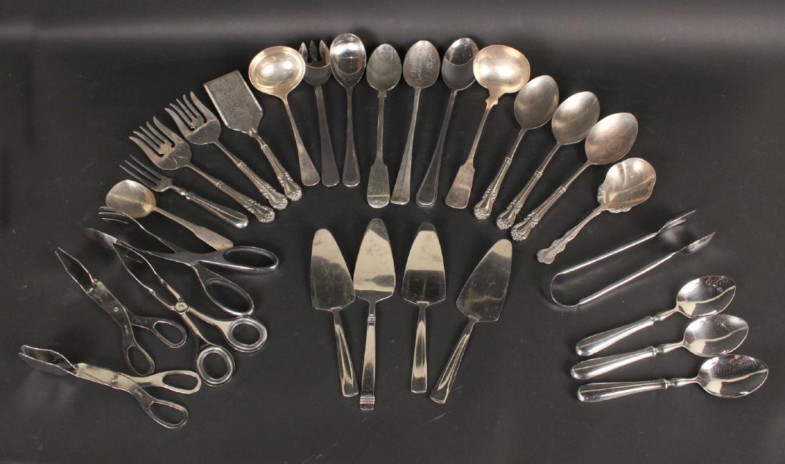Group of Silver Plated & Metal Utensils (1 of 7)