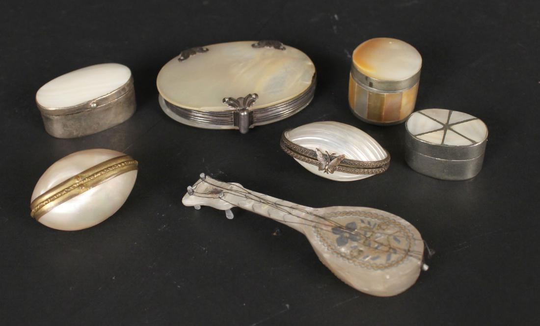 Group of Mother-of-Pearl Objects (1 of 6)