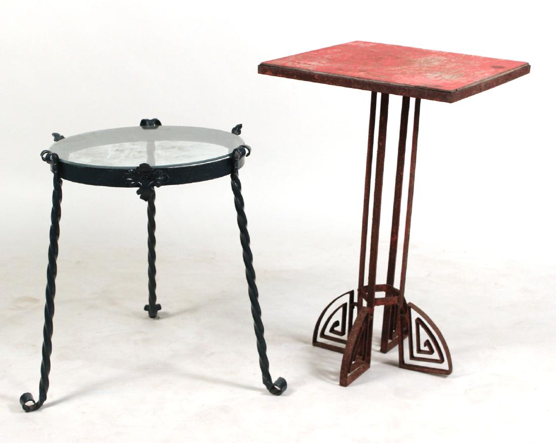 Two Metal Garden Tables (1 of 4)
