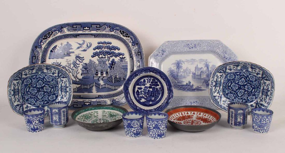 Assorted Blue and White Porcelain Table Articles (1 of 11)