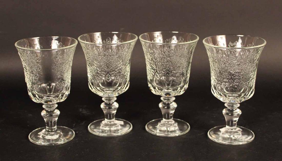 Forty-Eight La Rochere Pressed Glass Goblets (1 of 6)