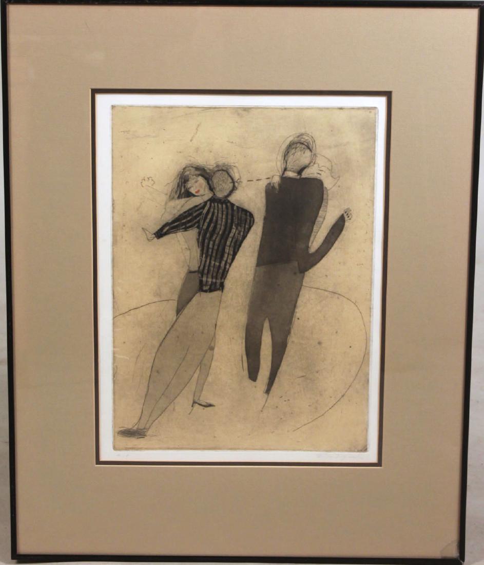 Artist Proof Etching of Dancing Coupls (1 of 6)