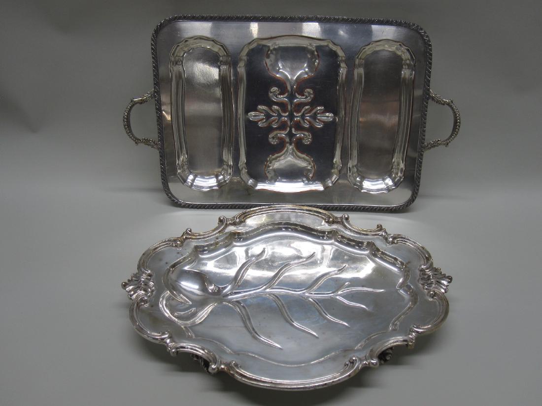 REED AND BARTON SILVER PLATED TRAY (1 of 8)