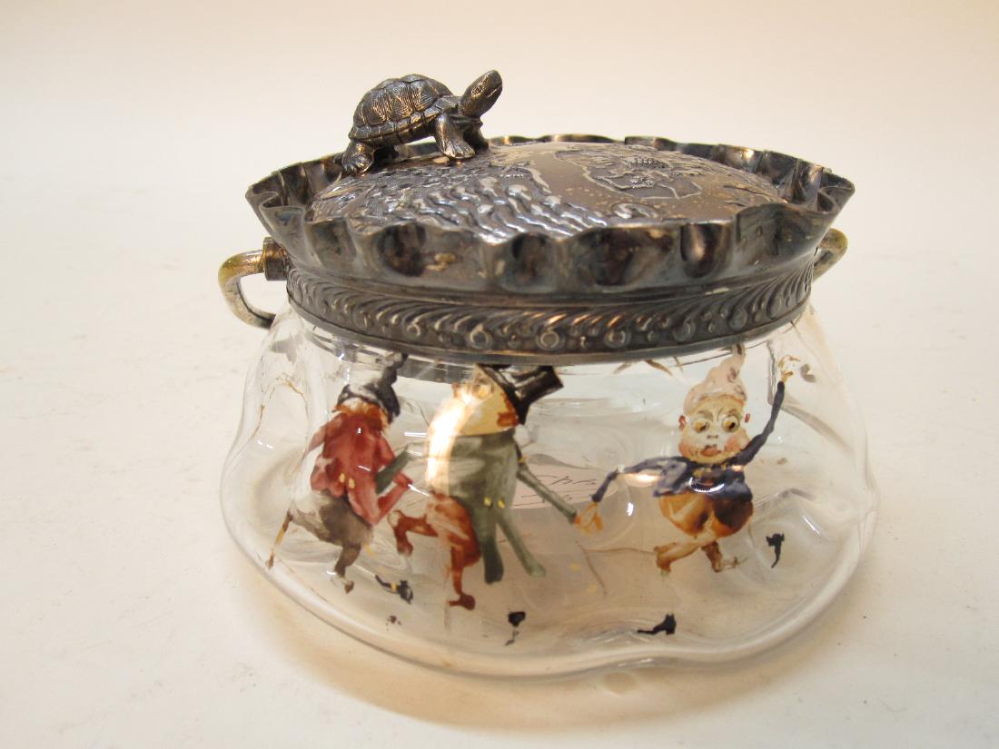 SILVER PLATED SWEETMEAT COVERED JAR (1 of 5)