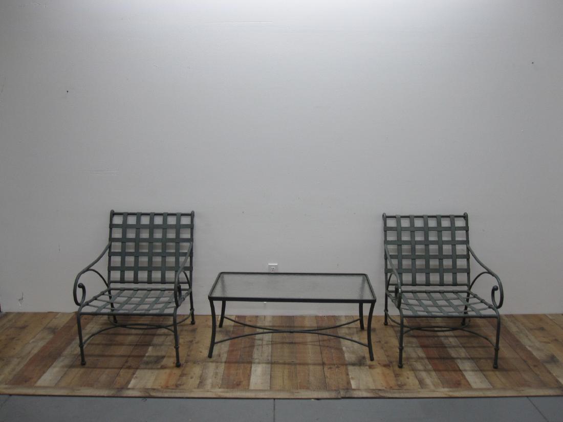 2 BROWN JORDAN FLORENTINE ARM CHAIRS (1 of 5)