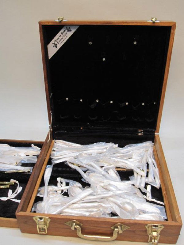 SET OF BRASS STAR OF SIAM FLATWARE SERVICE (1 of 4)