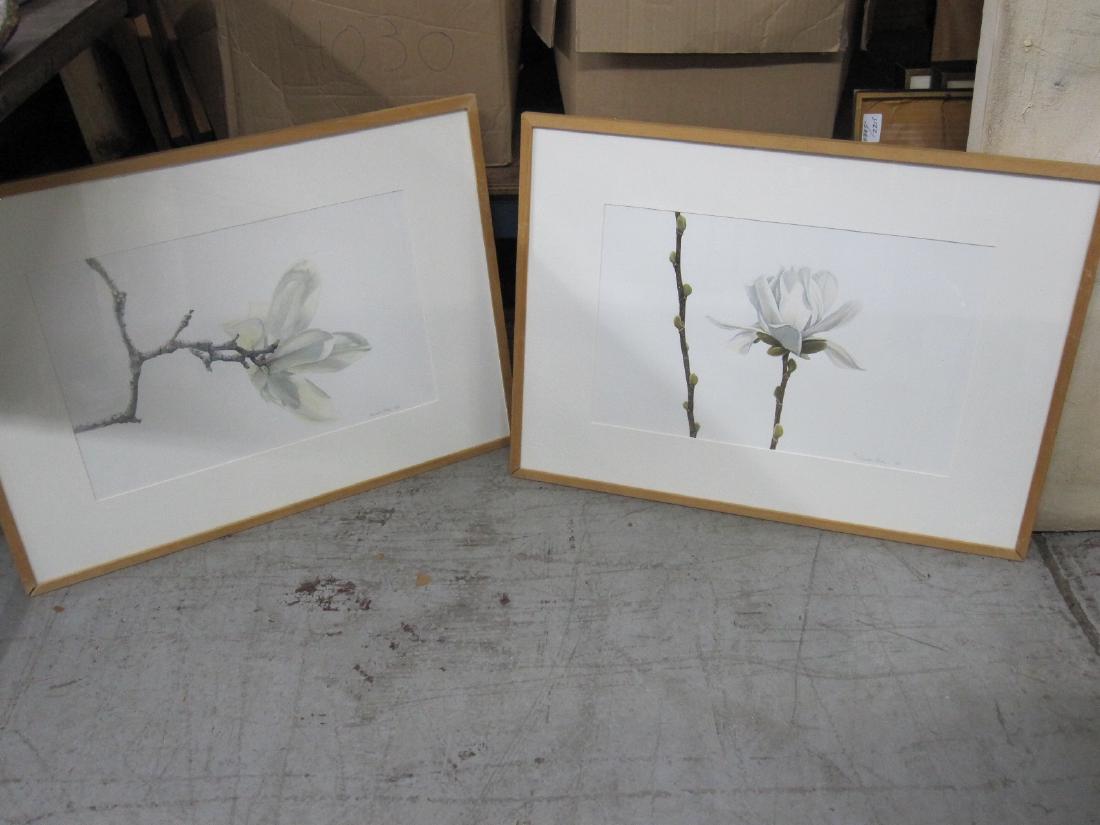 TWO WATERCOLORS BY SUSAN FOX DATED 80/84 (1 of 7)