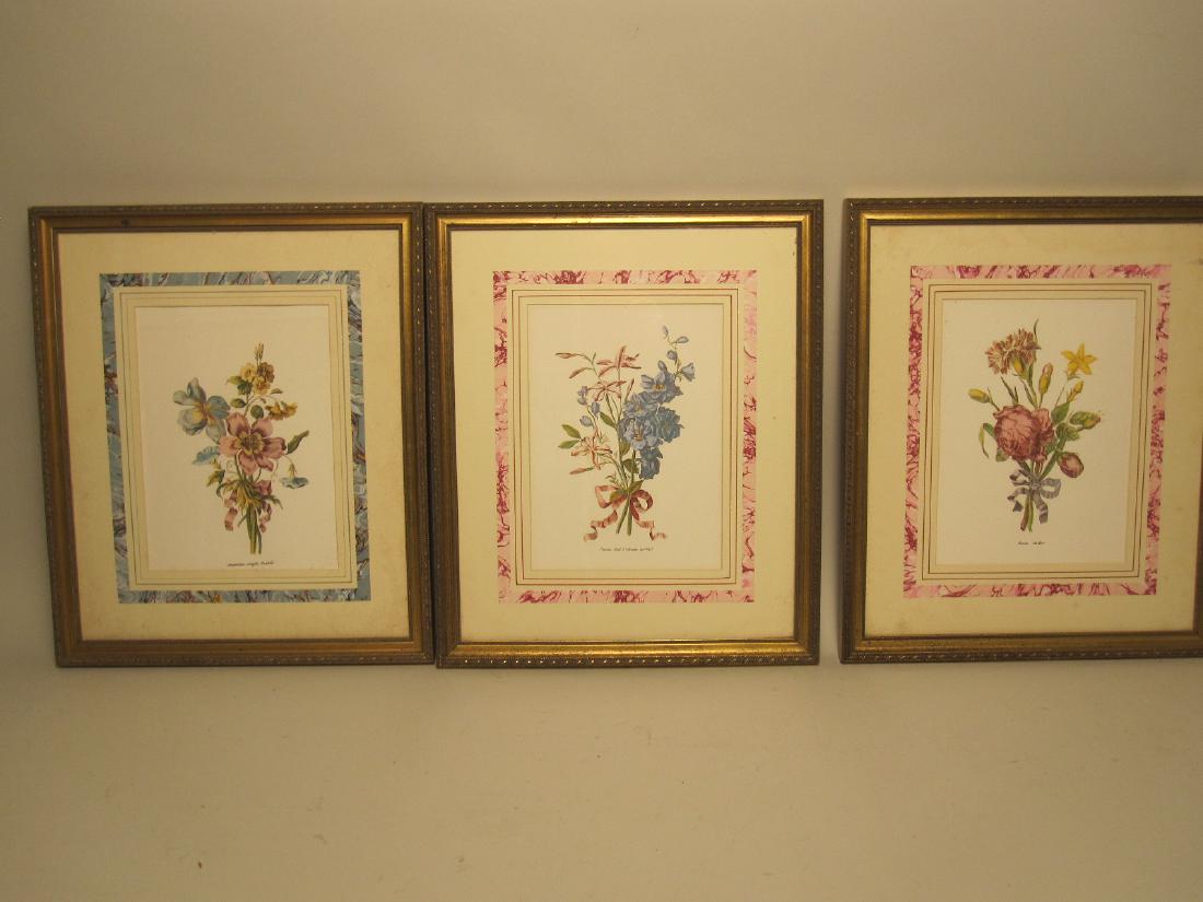5 ASSORTED COLORED BOTANICAL PRINTS (1 of 7)