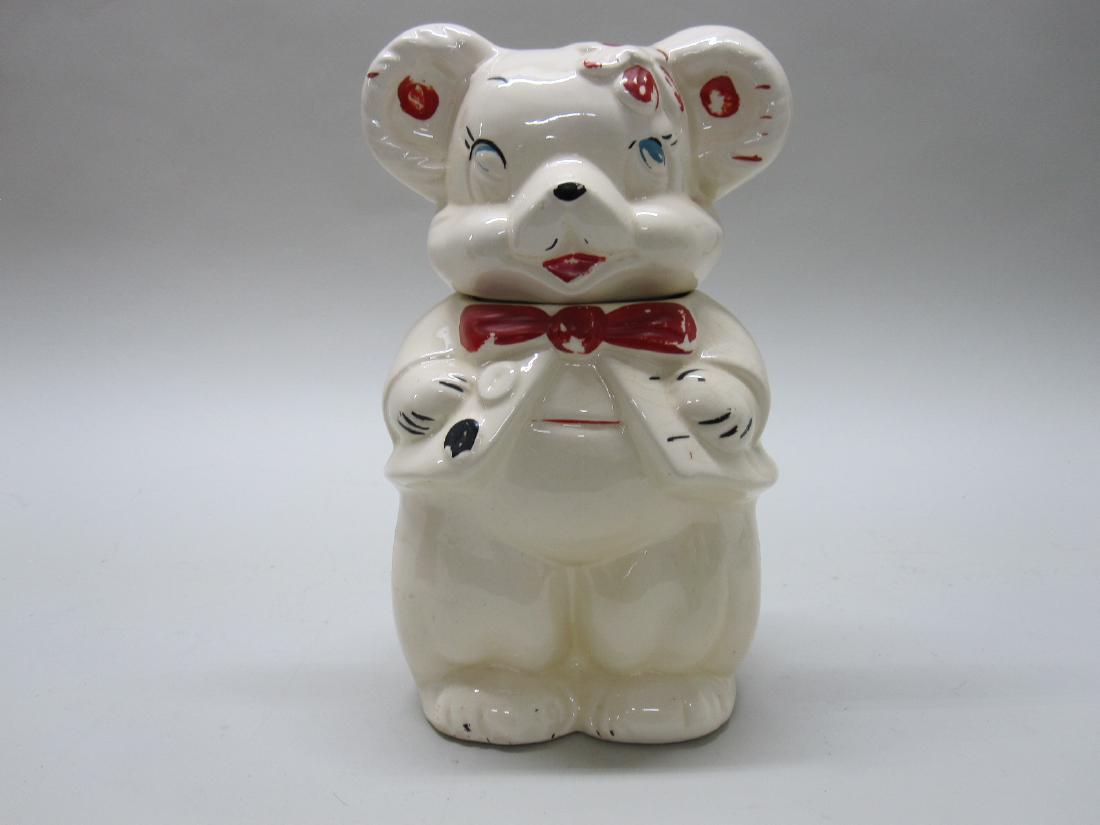 VINTAGE McCOY HONEY BEAR COOKIE JAR (1 of 4)