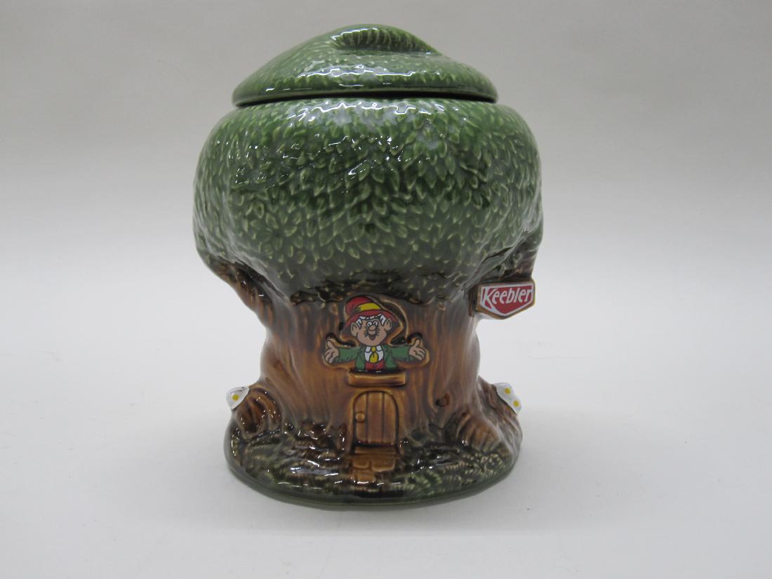 VINTAGE KEEBLER ELF HOLLOW TREE COOKIE JAR (1 of 4)