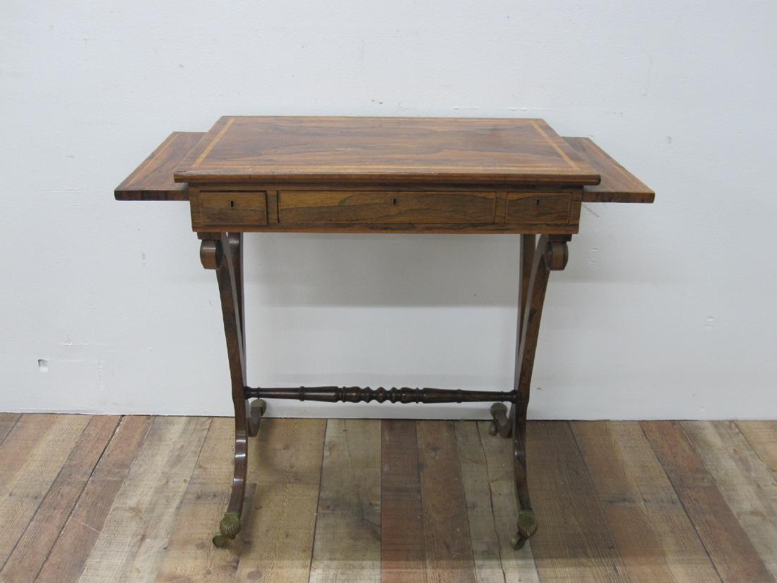 REGENCY STYLE ROSEWOOD TABLE (1 of 7)