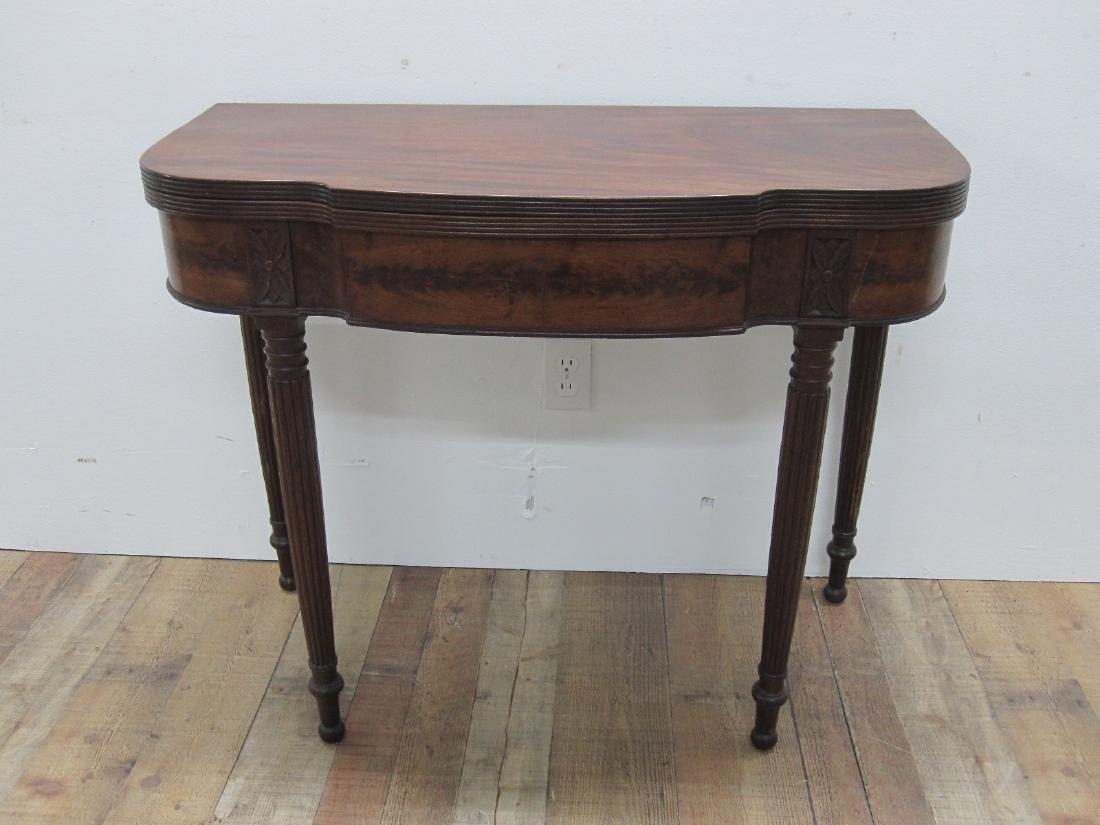 SHERATON MAHOGANY GAMES TABLE (1 of 8)