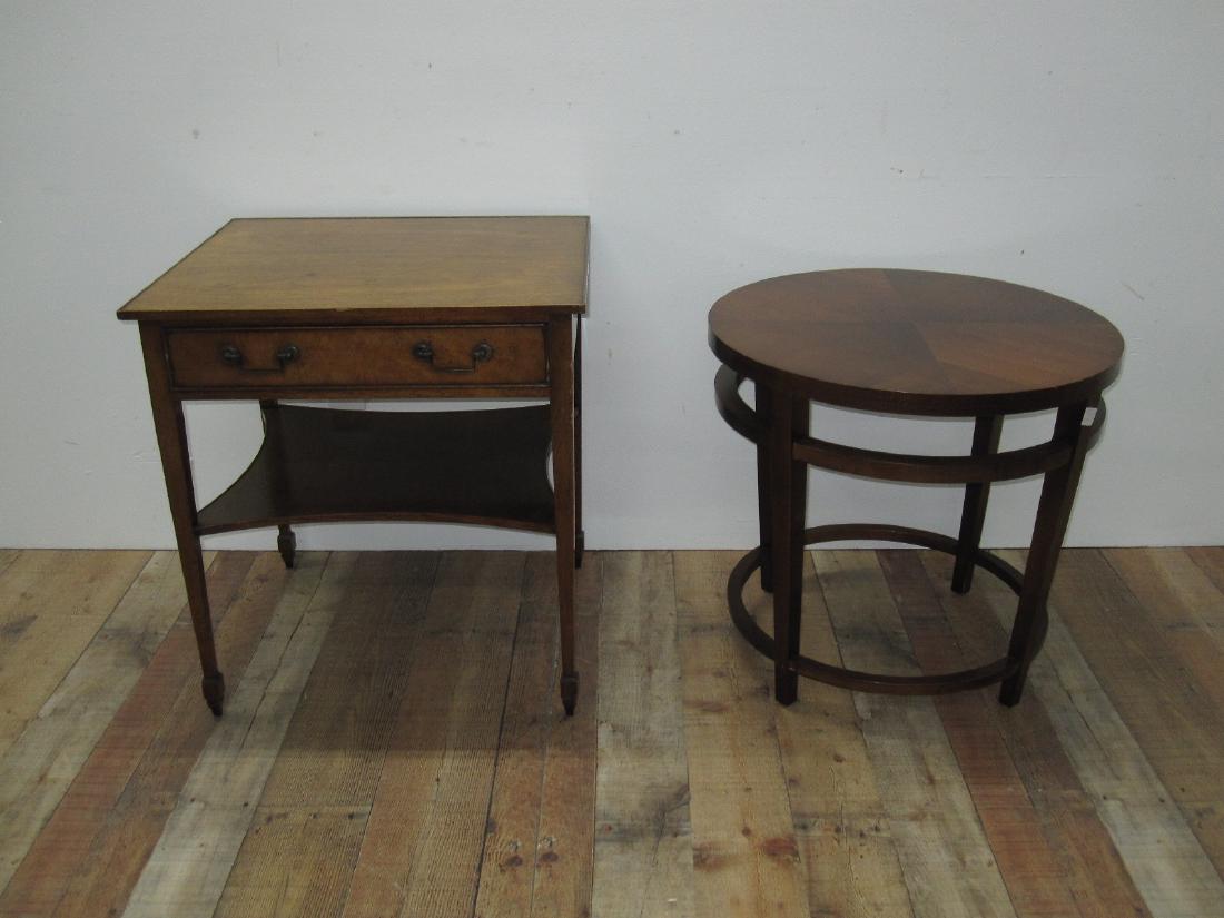 FRUITWOOD ONE DRAWER OCCASIONAL TABLE (1 of 3)